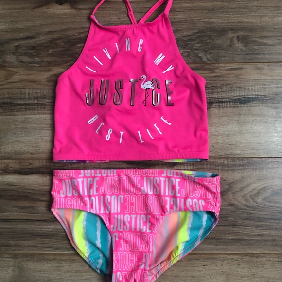 Justice Other - ❌SOLD ❌Girls Justice reversible swimsuit